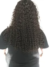 Meepo-mechones de cabello sintético Afro rizado, extensiones de cabello de 32 pulgadas con rizos súper largos, pelo de color marrón, Rubio, degradado