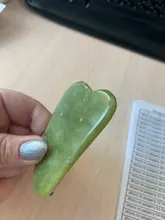 Gua Sha-Rodillo verde 2 en 1, conjunto de herramientas, masajeador, rascador de Jade Natural, con piedras para cara, cuello y espalda, 2 uds.