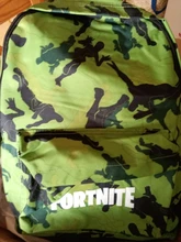 Fortnite Mochila Escolar Camuflaje Negro  Azul Verde 31x43 cm Mochila Escolar niño Fortnite