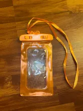 Runseeda-bolsa de aire flotante de 6 pulgadas, bolsa de natación impermeable, bolsa del teléfono móvil, funda para teléfono móvil para nadar, bucear, surfear, usar en la playa