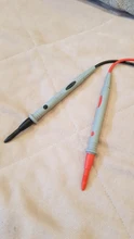 Cleqee P1502 2 uds multímetro sondas reemplazable agujas sonda Universal de prueba para multímetro Digital Cable de antena de Cable 1M