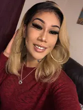 Pelucas de cabello humano con encaje Frontal para mujer, 1B/27 Bob corto, 180%, brasileño, 13x4, ombré, Bob, Remy, 4x4, cierre de encaje