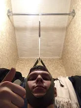 Cinturón de tracción Cervical para adultos y niños, banda elástica para el cuello, recuperación de vértebras, cuidado del cuello, correas de fijación elásticas