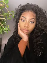Curlymax onda profunda tiempo Hd transparente 13x6 frente de encaje pelucas de cabello humano Pre arrancado de agua brasileña Frontal rizado pelucas para mujeres