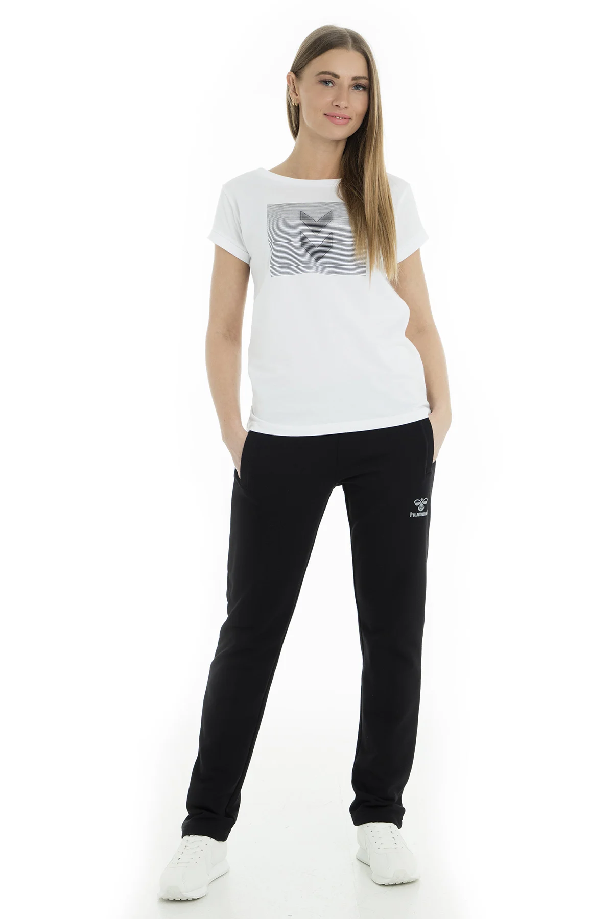Спортивные штаны Hummel женский спортивный костюм 6 930372|Брюки |