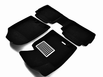 

Textile 3D mats euromat3d luxe in the salon for Kia Cerato (2013-2018) with a metal subspot