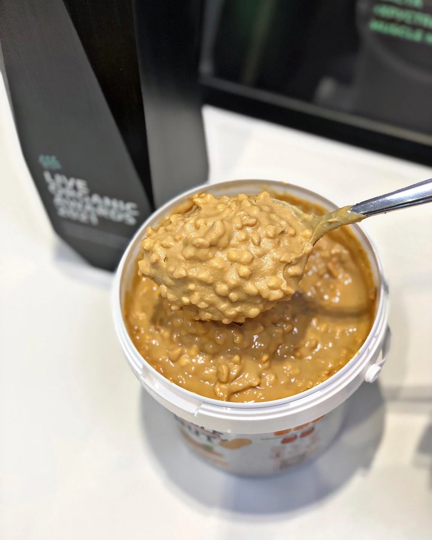 Peanut butter Muscle Nut crunchy, crispy, no sugar, sugar free, 100% natural, high-protein, 1000g, vegan, gluten-free, non-GMO, no additives, preservative free, keto snack, low carb