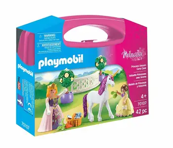 

70107 Playmobil Maletin large princesses and unicorn toy store articles created Manual