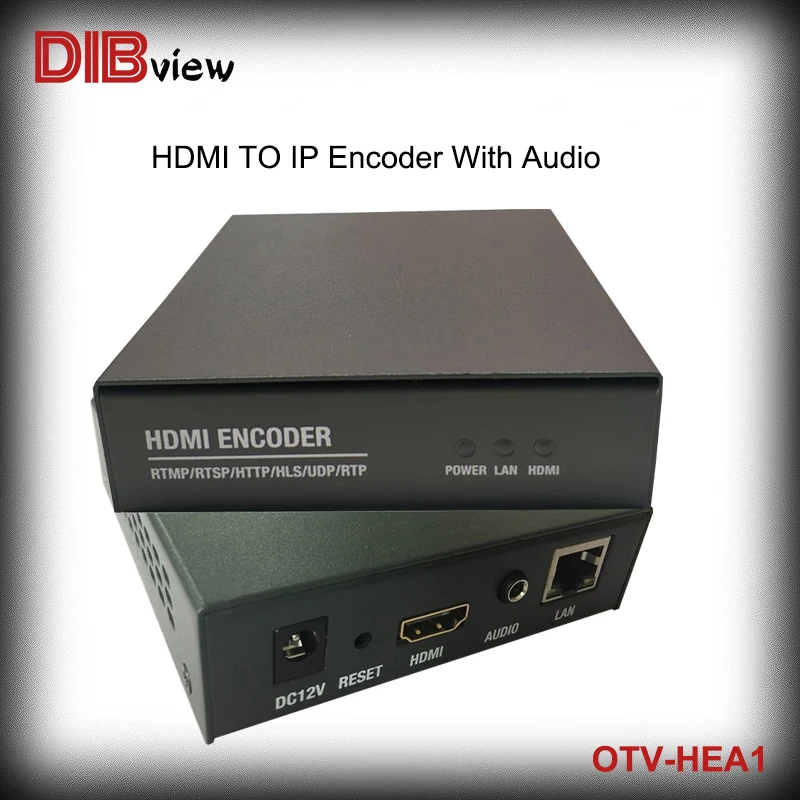

Dibview H264 H265 Code IPTV Video Live ProVideo Streaming Encoder hdmi to OTT Encoder for Ustream Wowza Youtube Facebook RTMPS