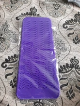 Herramienta de Peinado para rizar el pelo, plancha multifunción antideslizante, plana, de silicona, resistente al calor, estera de viaje, bolsa