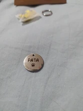 Chapa identificativa para mascotas, accesorio personalizado con el nombre grabado del perro o gato para colocar en el collar, MW001