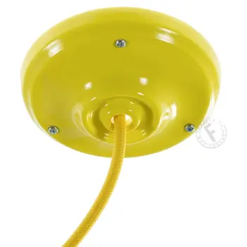 

Stand porcelain yellow color 105mm and one output