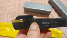 MGEHR1010 MGEHR1212 MGEHR1616 MGEHR2020 MGEHR2525, soporte de herramienta de ranurado externo, hoja de carburo, 10 Uds.