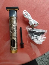 Maquinilla eléctrica para cortar el pelo para hombre, cortadora de pelo eléctrica recargable con USB 2021, de 0MM, para Barbero, Buda negro