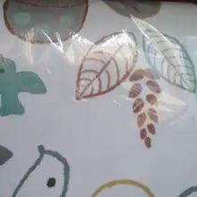 Mural Decals Wallpaper Decor Height-Measure Animal-Trees Nursery Forest Creative Nordic Modern