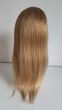 Pelucas de cabello humano Rubio para mujer, elegante peluca con malla frontal para mujer, peluca recta con corte Bob, 4x4 con cierre de encaje, pelucas de Cosplay brasileñas doradas