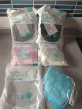 10-100 Uds ffp2mask KN95 máscaras 5 capas cara boca máscaras reutilizable Filtro de protección KN95 respirador fpp2mask CE negro Mascarillas