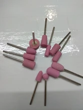 Taladro de cerámica para uñas, cabezales eléctricos de repuesto para manicura, pulido para manicura y pedicura, 12 Uds.