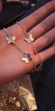 Collar de mariposa con colgante de cadena para mujer, gargantilla de cuentas en capas, de Color dorado y plateado, joyería Bohemia para playa, regalo barato