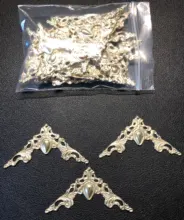 Brackets Notebook-Cover Decorative-Protector Furniture Photo-Frame Angle-Corner Metal