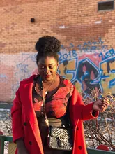 DIFEI Puff Afro rizado moño Peluca de cola de caballo de Afro corto rizado cola de caballo en el Clip moño de pelo sintético piezas de cabello