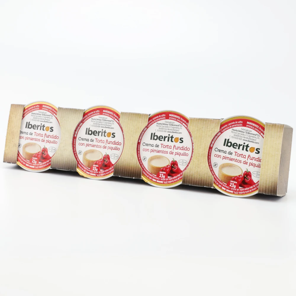 IBERITOS - Pack 4 de Verote-soup cream from torte cast with peppers's Piquillo - Packs 4 units VEROTE afbeelding