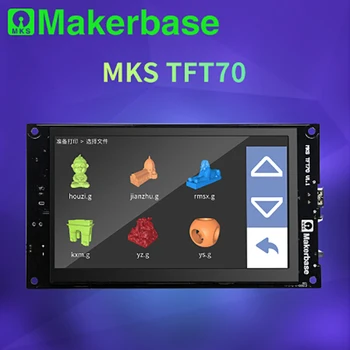

Makerbase MKS TFT70 touch screen smart display controller 3d printer parts 7.0 inch wifi wireless Control preview gcode