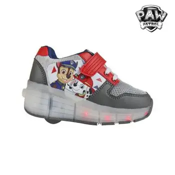 

Shoes with wheels and LEDs The Paw Patrol 72678 Red Grey