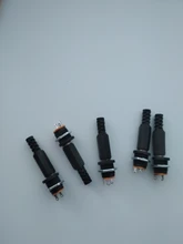 Female Jack Connector Plugs Screw-Nut Panel-Mount Power-Socket Plastic DC022 10PCS 5pairs