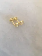 CANNER delicado 925 pendientes tipo botón de plata fina para las mujeres pequeño redondo círculo pendientes 2019 señora chica coreana pendientes regalos H40