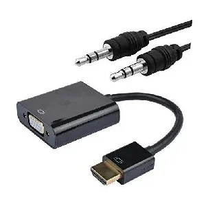 HDMI to VGA & Audio Converter With Connector |