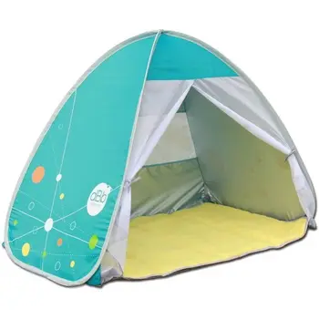 

DBB REMOND Pop Up Tent-Anti-UV-Yellow and blue turquoise