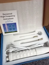 DARSONVAL-electrodo portátil de alta frecuencia, eliminador de manchas y acné, masajeador para tratamiento de la piel Facial, dispositivo de belleza Facial, salón de Spa, hogar