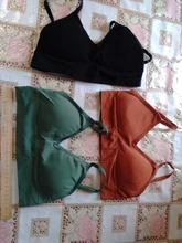 Ropa interior invisible de color salvaje para estudiantes, lencería sexy sin anillo de acero, parte trasera de belleza tipo U, básico de hilo, top de tubo
