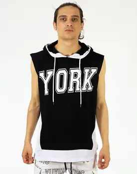

Sleeveless Hooded New York Tank Unisex T-Shirt
