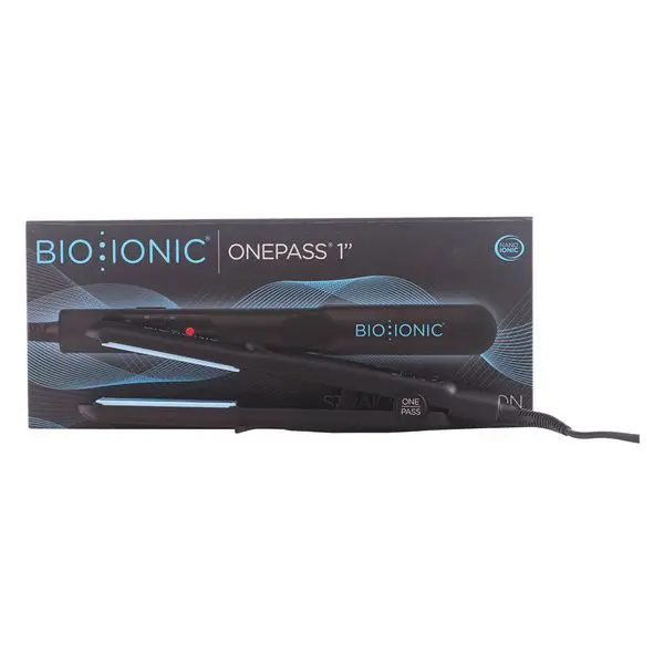 Plancha de Pelo Onepass Silicone Bio Ionic Negro|Rizadores| - AliExpress
