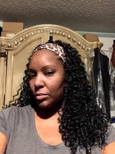 Younsolo-pelucas de cabello humano brasileño Remy para mujeres negras, diadema con ondas, sin pegamento, peluca y bufanda, 8-28 pulgadas