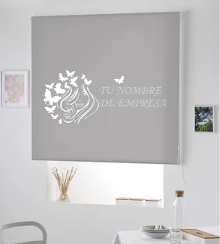 

Blind Iroa with themed and company name/Salon beauty! ROLLER BLINDS TRANSLUCENT! (GRAY 100X175)