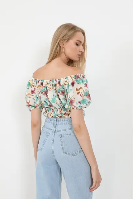 여성을 위한 터키산 고품질 여성용 블라우스 패턴