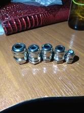 Cable impermeable glándula conector IP68 chapados en níquel latón Cable métrica M8 M10 M12 M14 M16 M18-M36 18-25mm para 4-8mm Cable