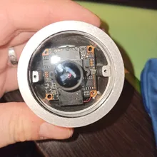 Cubierta de carcasa de Metal para cámara CCTV, CY-C1010A, con tuerca independiente y anillo a prueba de agua, bricolaje