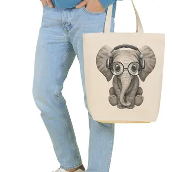

Angemiel Bag Large Elephant Shopping Beach Tote Bag