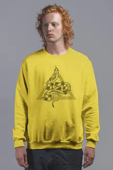

Angemiel Wear Triangle Inside Flowering Snake Men 'S Sweatshirt