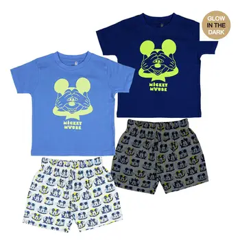 

SHORT PYJAMAS GLOW IN THE DARK SINGLE JERSEY MICKEY