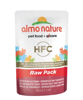 

Almo nature Pauchi D/Cats "tuna fillet with chicken" raw pack chicken and tuna 0,055 kg x 24 PCs