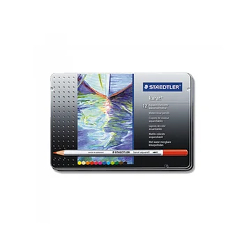 

Set of colored pencils Staedtler karat aquarell, 12 colors, metal
