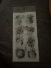 6 hojas/Pack lindo Animal acuarela serie ciervo pegatina de oso álbum Scrapbooking DIY decoración palo etiqueta regalo de papelería para niños