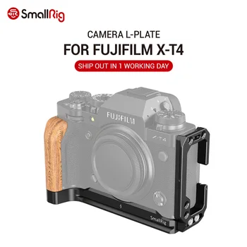 

SmallRig XT4 Camera L Plate L Bracket for FUJIFILM X-T4 Camera Feature Wooden Side Grip Arca Compatible Plate Quick Release 2811