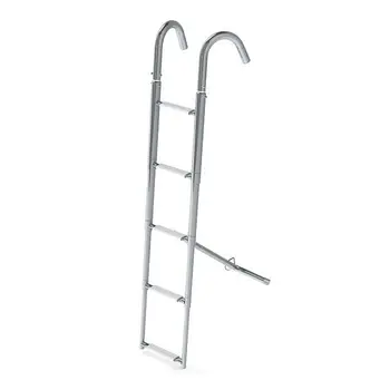 

Ladder nasal telescopic 5 steps, White steps