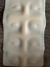 Maquillaje permanente 3D sólido para práctica de tatuaje, piel, labios, cejas, entrenamiento facial, tatuaje falso, práctica de piel, 1 Uds.